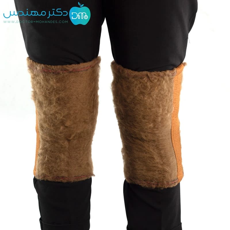زانوبند پشم شتری سما طب کد4033 — تصویر ۳