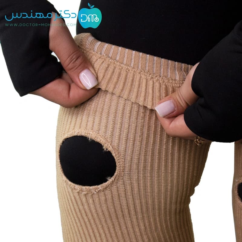 زانوبند کبریتی با کشکک باز سماطب کد 5033 — تصویر ۵