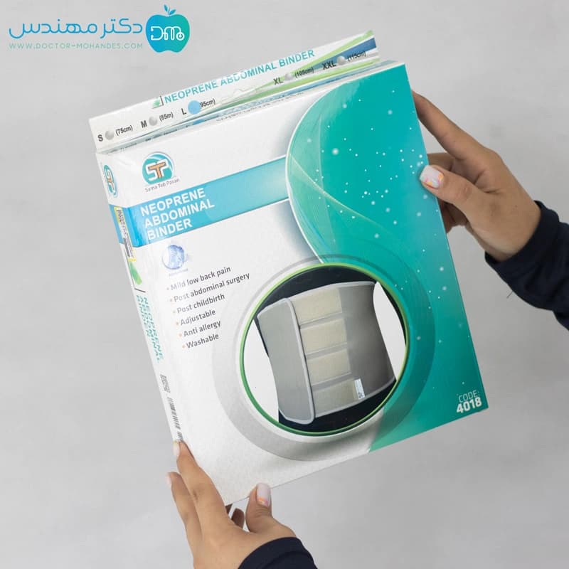 شکم بند لاغری ورزشی نئوپرن سما طب کد4018 — تصویر ۸
