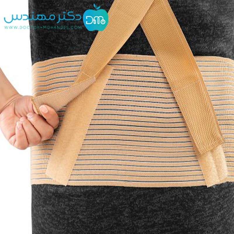 شکم بند بارداری با بند شانه ای سماطب کد 4044 — تصویر ۵