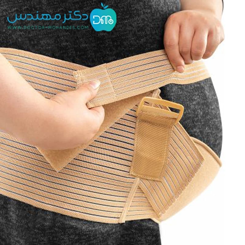 شکم بند بارداری با بند شانه ای سماطب کد 4044 — تصویر ۷