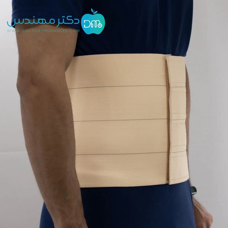 شکم بند قابل تنظیم ساده سما طب کد 4017 — تصویر ۱۲