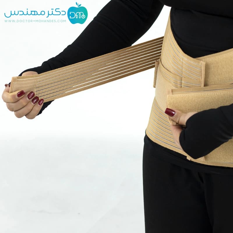 قوزبند کمربند طبی با کش تنفسی سماطب کد 4040 — تصویر ۱۲