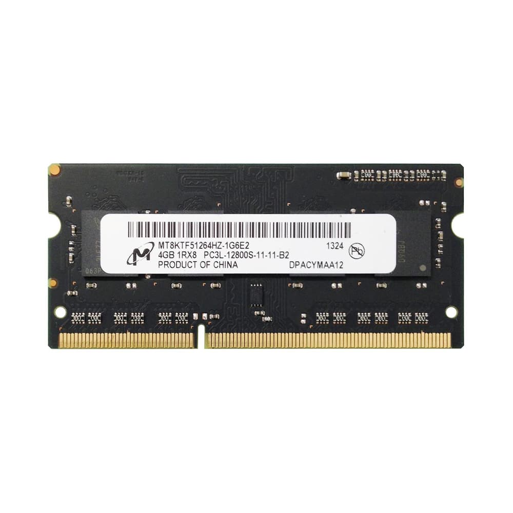 رم لپ تاپ میکرون مدل (PC3L-12800) DDR3L 1600MHz ظرفیت 4 گیگابایت