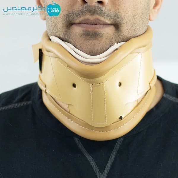 گردنبند طبی سخت چانه دار سماطب کد 1020 — تصویر ۴