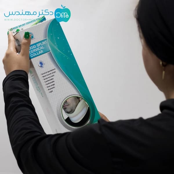 گردنبند اسفنجی نیمه سخت سما طب کد 1021 — تصویر ۸