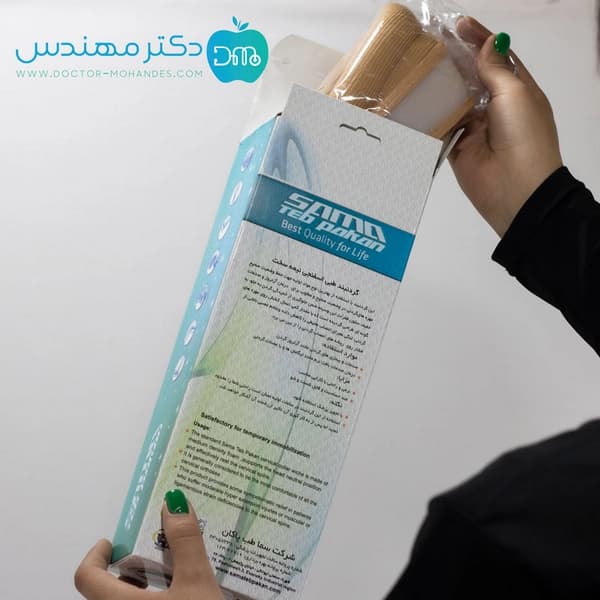 گردنبند اسفنجی نیمه سخت سما طب کد 1021 — تصویر ۹