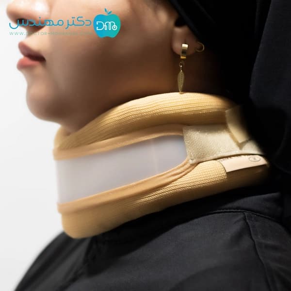 گردنبند اسفنجی نیمه سخت سما طب کد 1021 — تصویر ۵