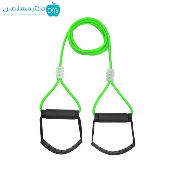 کش بدنسازی کراس فیت سبز (مقاومت ضعیف) برند تن زیب — تصویر ۲