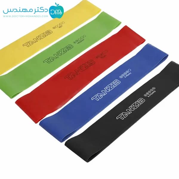 کش مینی لوپ لاتکس رنگ آبی ضخامت 0.9 تن زیب — تصویر ۵