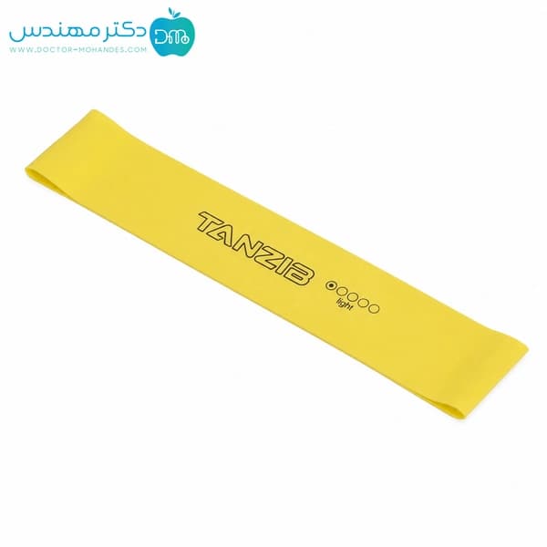کش مینی لوپ لاتکس رنگ زرد ضخامت 0.35 تن‌ زیب