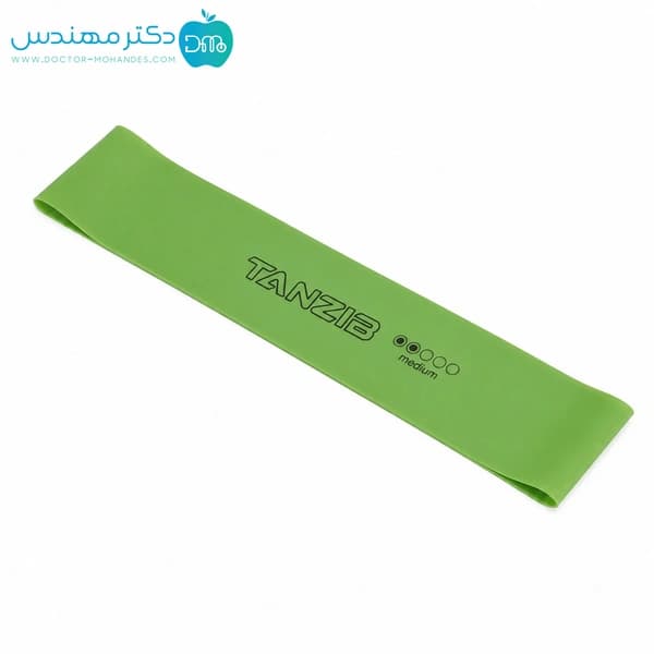 کش مینی لوپ لاتکس رنگ سبز ضخامت 0.5 تن‌ زیب