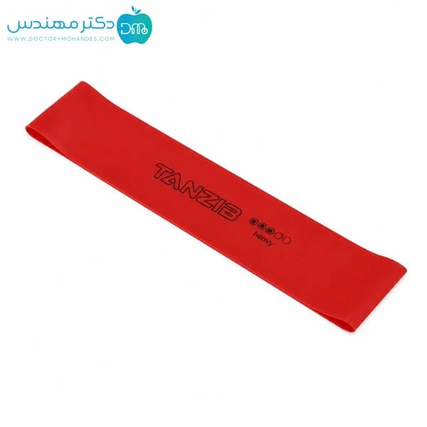 کش مینی لوپ لاتکس رنگ قرمز ضخامت 0.70 تن زیب — تصویر ۲
