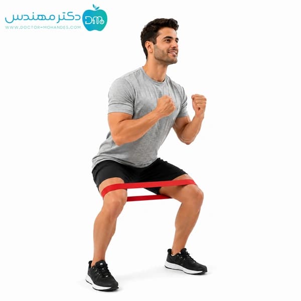 کش مینی لوپ لاتکس رنگ قرمز ضخامت 0.70 تن زیب — تصویر ۳