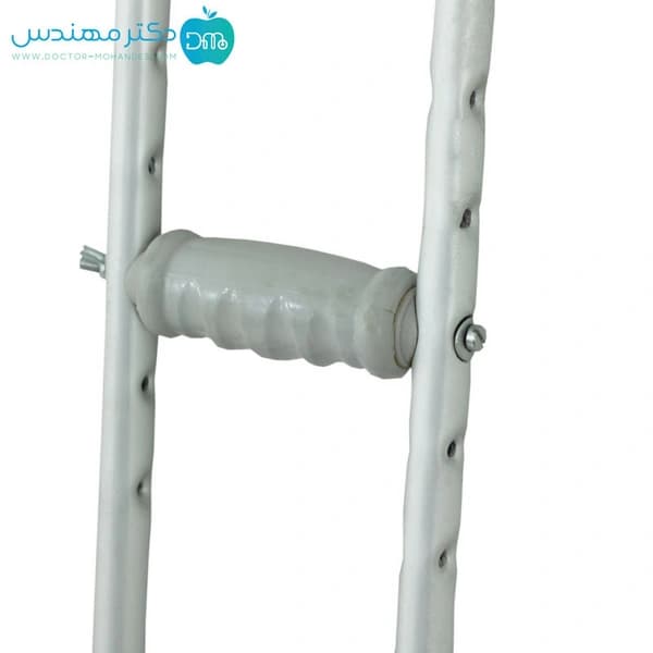 عصا زیر بغل آلومینیومی متوسط — تصویر ۳
