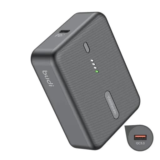 پاوربانک بودی PD و QC3.0 و فست 10000mAh 20W مدل PB097B با گارانتی 18 ماهه(6 ماه تعویض) – مشکی — تصویر ۶