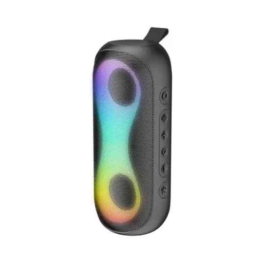 اسپیکر بلوتوثی قابل حمل بودی ۳۰ وات ضدآب RGB مدل SP07B با گارانتی 18 ماهه (6 ماه تعویض)