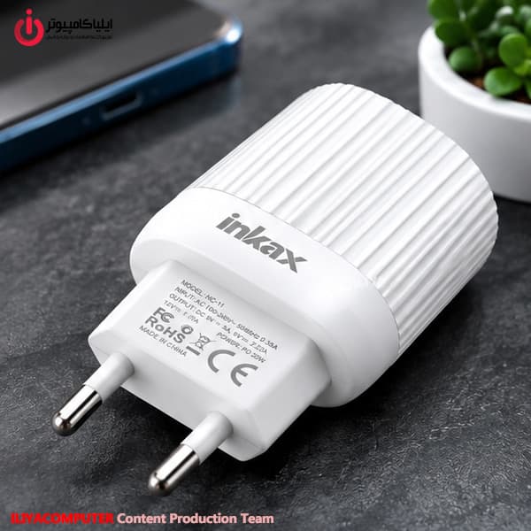 شارژر دیواری 20 وات اینکاکس مدل INKAX HC-11 — تصویر ۹