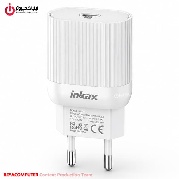 شارژر دیواری 20 وات اینکاکس مدل INKAX HC-11