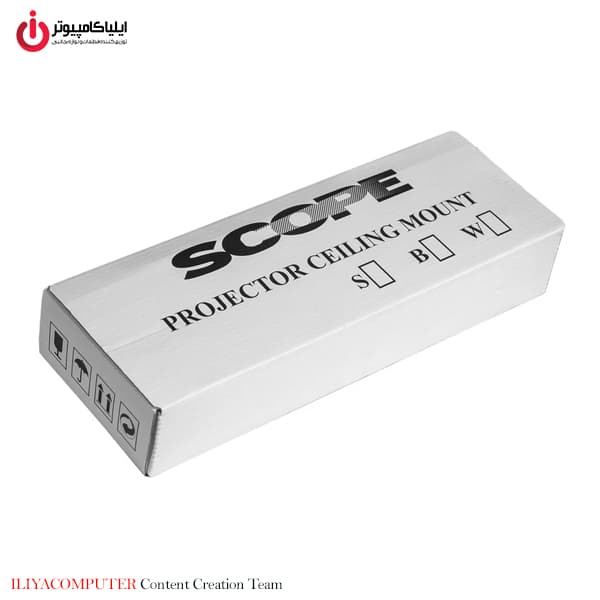 پایه سقفی ویدئو پروژکتور SCOPE TP4365 S ارتفاع 43 تا 65 سانتی‌متر — تصویر ۱۱