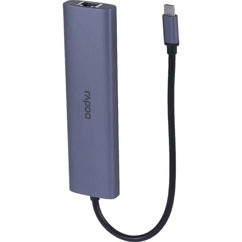 هاب چندکاره 7 پورت رپو مدل RAPOO XD71 همراه کارت ریدر — تصویر ۱۱