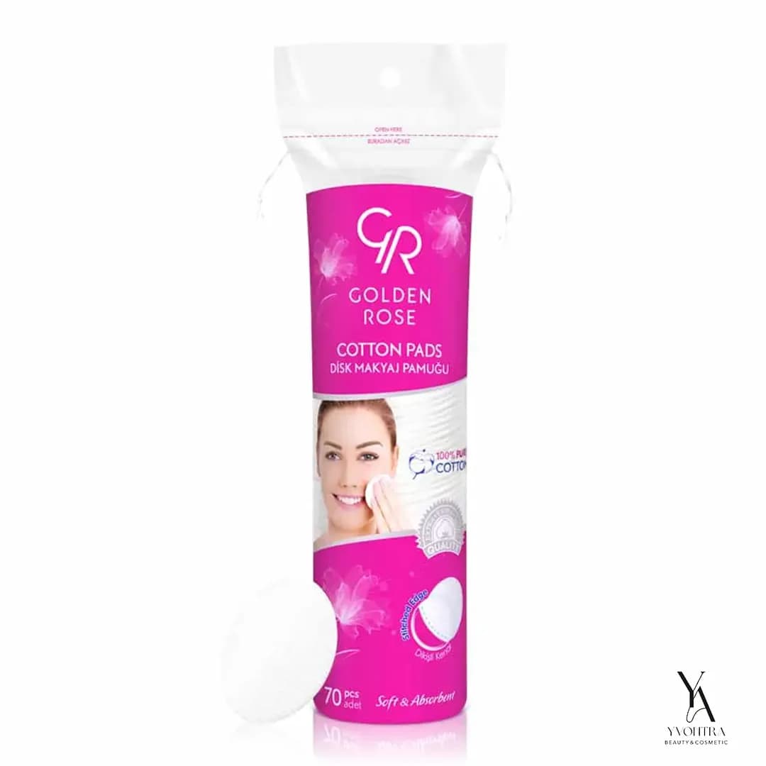 پد آرایش پاک کن گلدن رز GOLDEN ROSE بسته 70 عددی