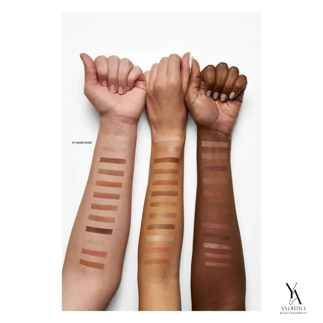 پالت آرایش صورت و چشم سیتی استایل گلدن رز GOLDEN ROSE شماره 01 (Warm Nude) — تصویر ۹