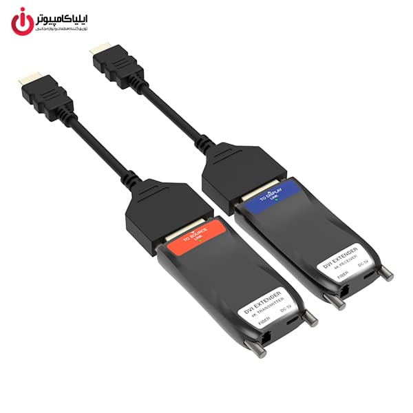 توسعه‌دهنده HDMI V2.0 (DVI Mode) روی فیبر نوری فرانت مدل FARANET FN-EF02 — تصویر ۹