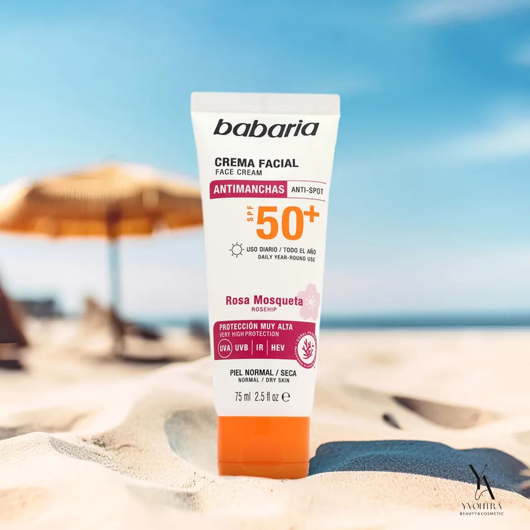 ضد آفتاب بدون رنگ ضد چروک و ضد لک Spf50 باباریا BABARIA حجم 75 میل — تصویر ۱۲