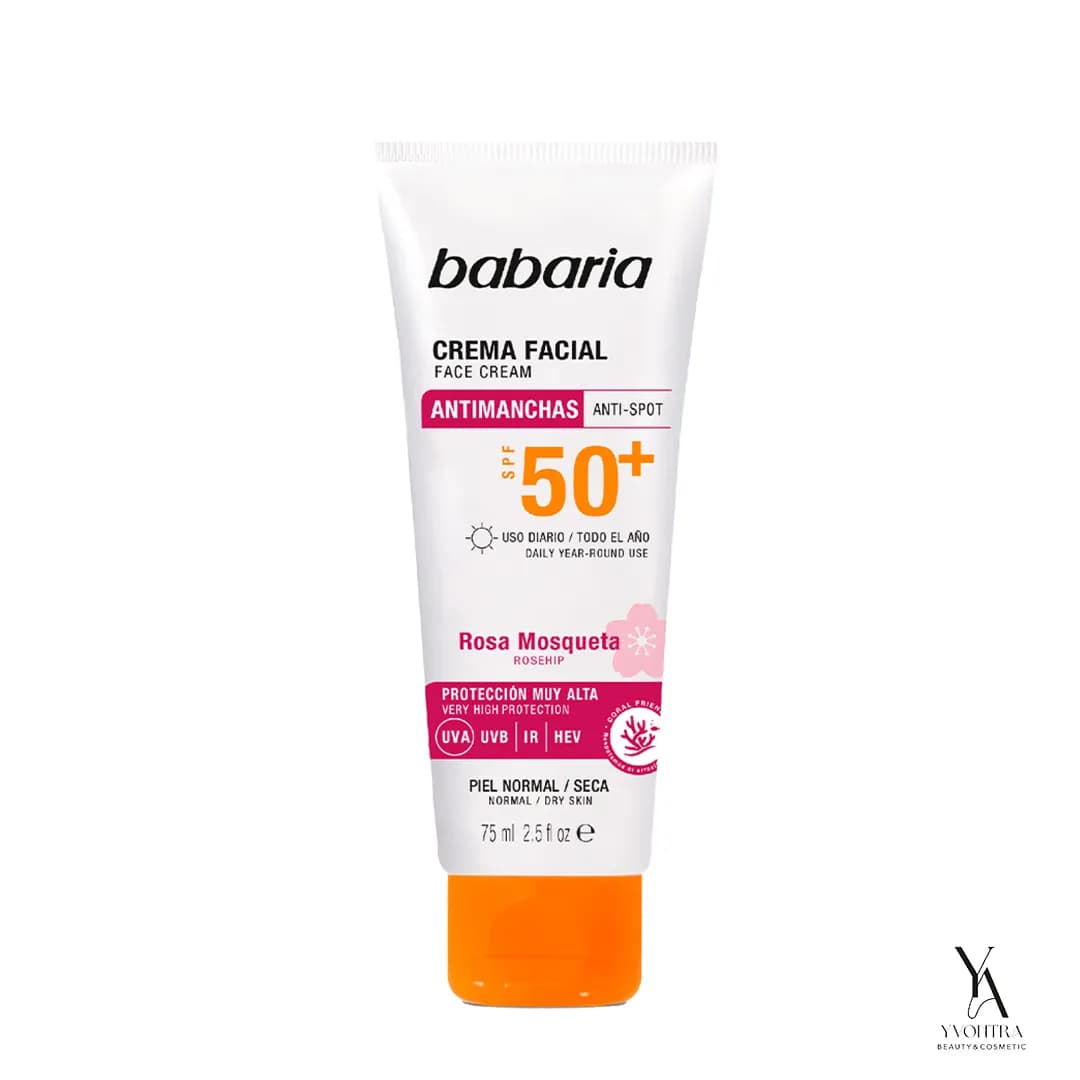 ضد آفتاب بدون رنگ ضد چروک و ضد لک Spf50 باباریا BABARIA حجم 75 میل — تصویر ۲