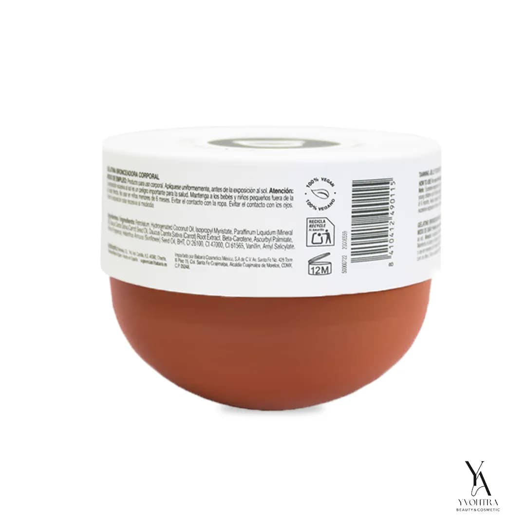 ژل برنزه کننده نارگیل spf0 باباریا BABARIA حجم 300 میل: برنزه شدن طبیعی و سریع — تصویر ۸
