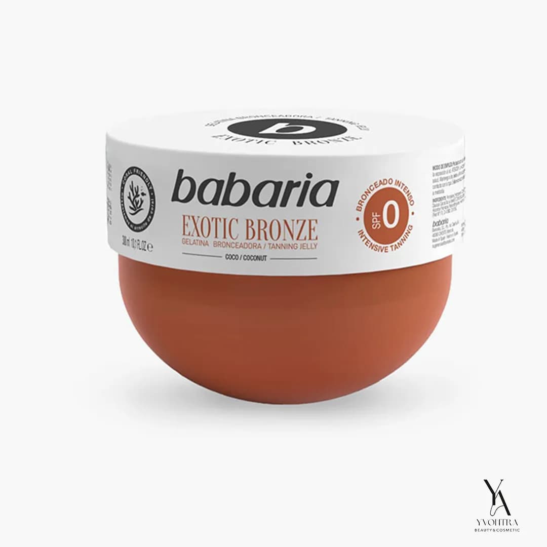 ژل برنزه کننده نارگیل spf0 باباریا BABARIA حجم 300 میل: برنزه شدن طبیعی و سریع