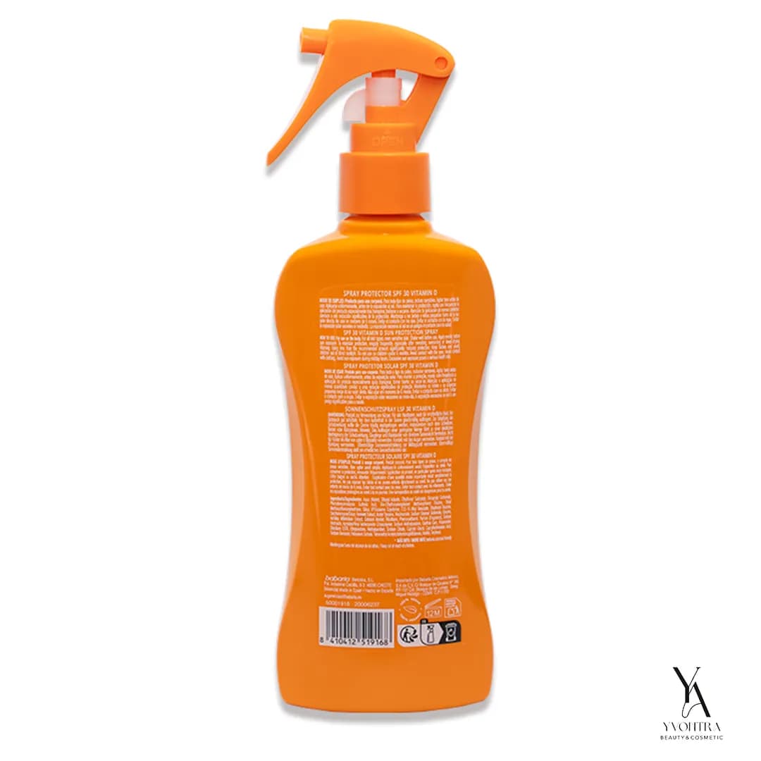 اسپری ضدآفتاب ویتامین D باباریا BABARIA با SPF30 حجم 200 میل — تصویر ۲