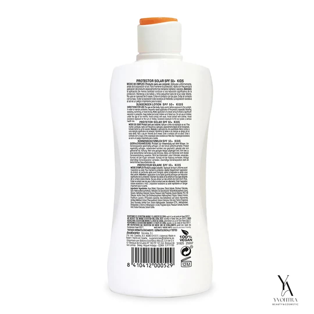 لوسیون ضد آفتاب کودک باباریا BABARIA حاوی SPF50 حجم 200 میل — تصویر ۶