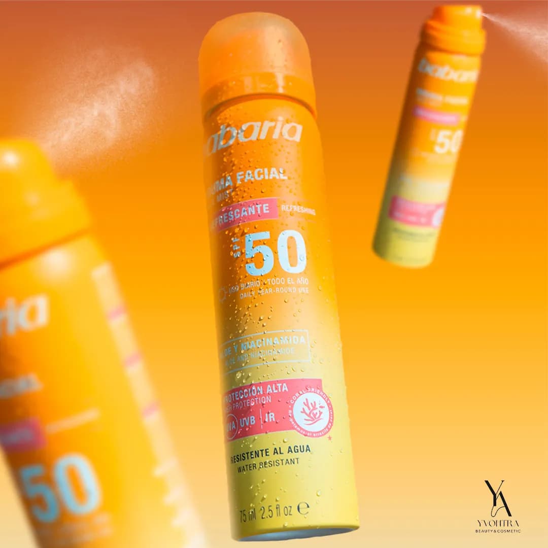 اسپری ضد آفتاب صورت باباریا BABARIA حاوی SPF50 حجم 75 میل — تصویر ۶