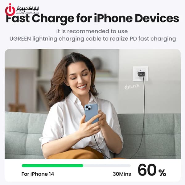 شارژر دیواری 65 وات یوگرین مدل UGREEN CD244-10335 — تصویر ۴