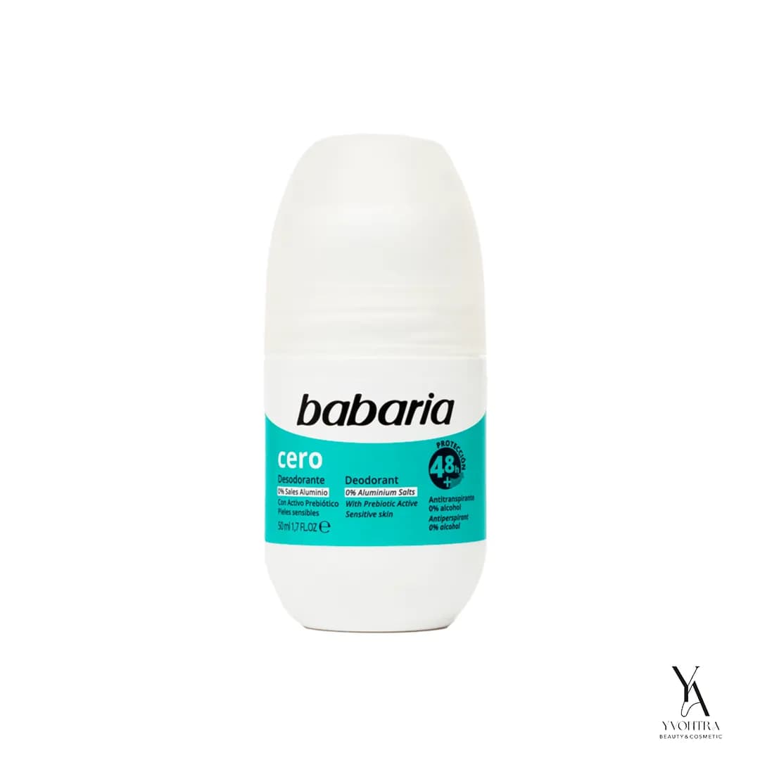 رول ضدتعریق 48 ساعته زیرو باباریا BABARIA مدل Zero حجم 50 میل — تصویر ۲