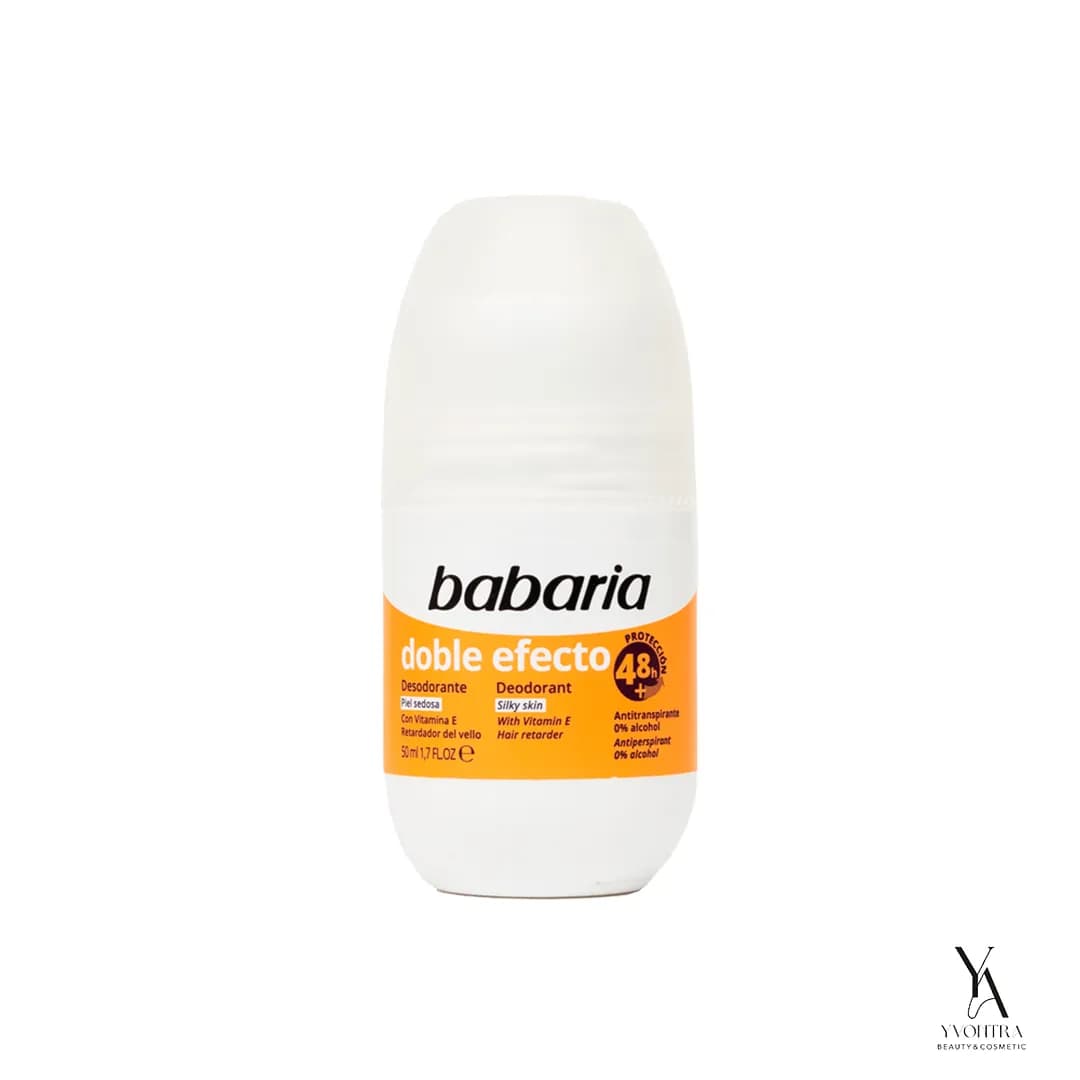 رول ضدتعریق 48 ساعته دابل افکت باباریا BABARIA مدل Doble Efecto حجم 50 میل — تصویر ۲
