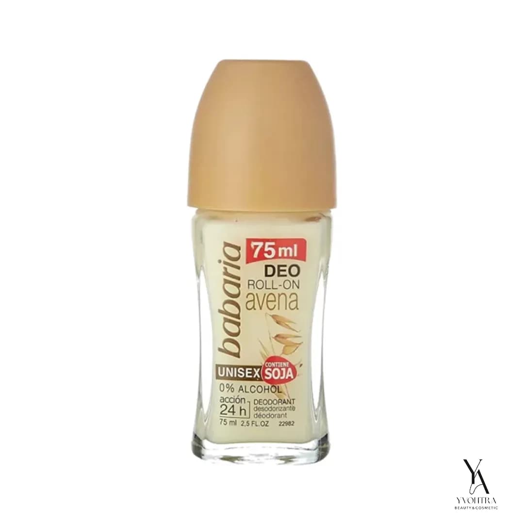 رول ضدتعریق اونا باباریا BABARIA مدل AVENA حاوی جو دوسر حجم 75 میل — تصویر ۲