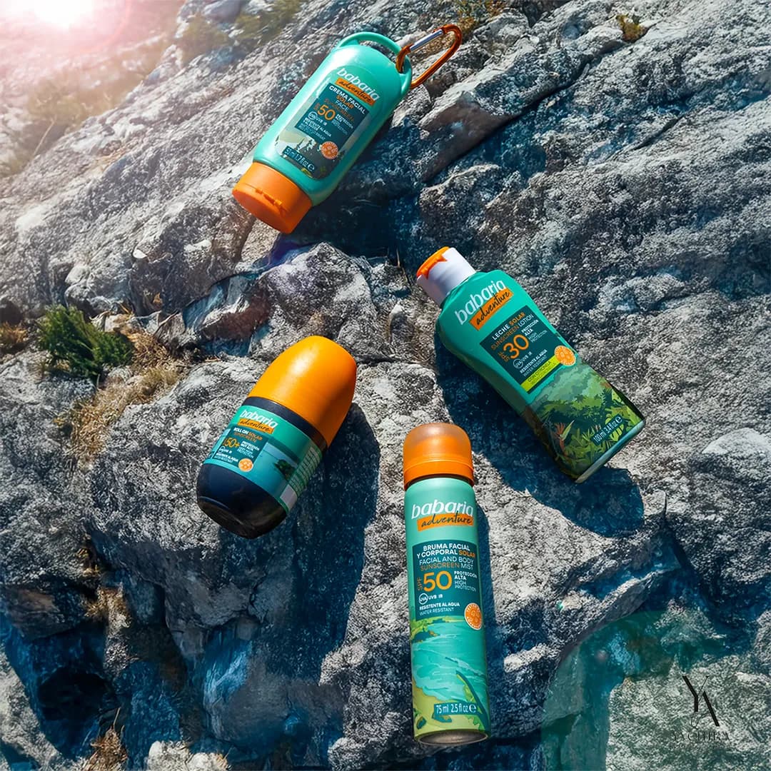 رول ضدتعریق و ضدآفتاب لیمیتد ادیشن باباریا BABARIA ضدآب و تسکین دهنده با SPF50 مناسب پوست حساس حجم 50 میل — تصویر ۵