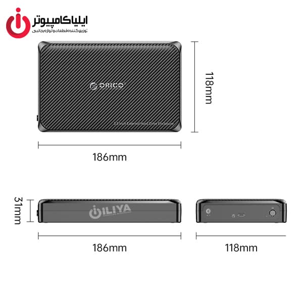 باکس هارد ساتا 2.5/3.5 اینچ اوریکو مدل ORICO DDW35-C3 — تصویر ۱۰