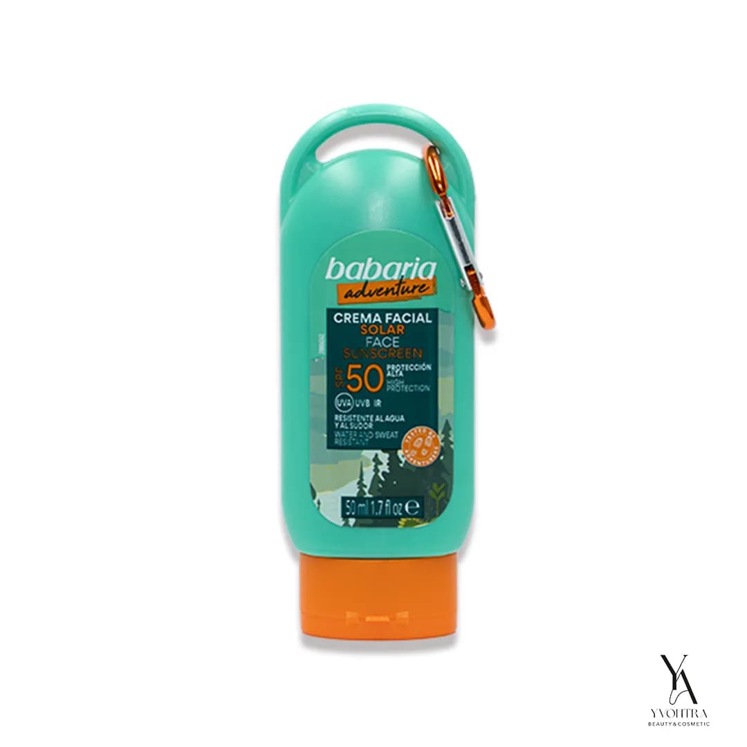 کرم ضدآفتاب لیمیتد ادیشن صورت باباریا BABARIA با SPF50 نسخه Limited Edition حجم 50 میل
