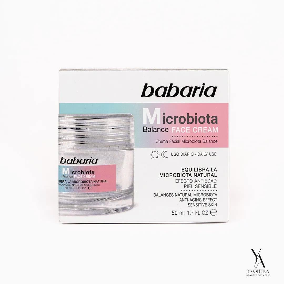 کرم احیا کننده پوست حساس باباریا BABARIA مدل میکروبیوتا Microbiota حجم 50 میل
