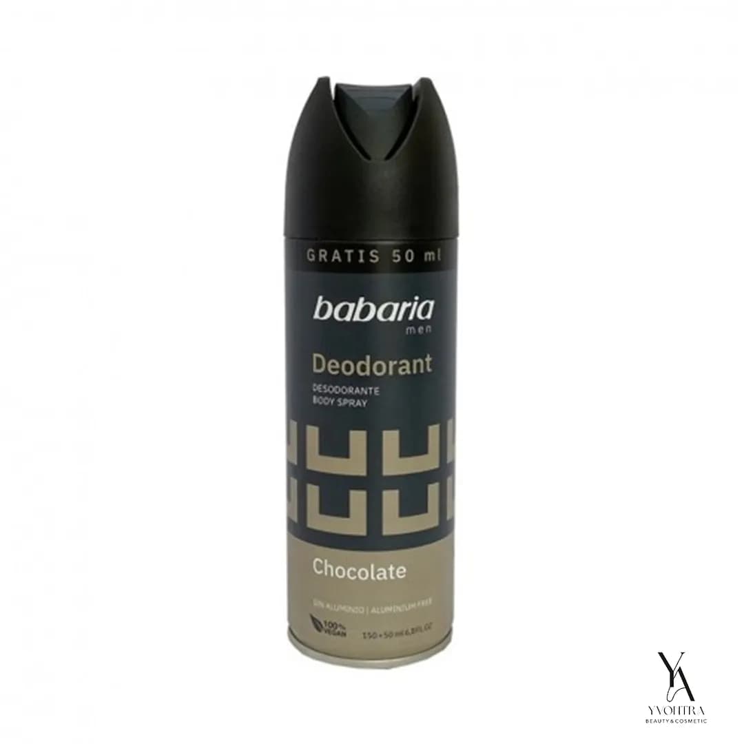 اسپری ضدتعریق مردانه شکلات باباریا Babaria مدل CHOCOLATE حجم 200 میل — تصویر ۷