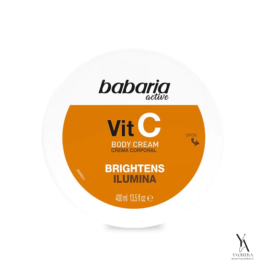 کرم روشن کننده بدن ویتامین C باباریا BABARIA حجم 400 میل
