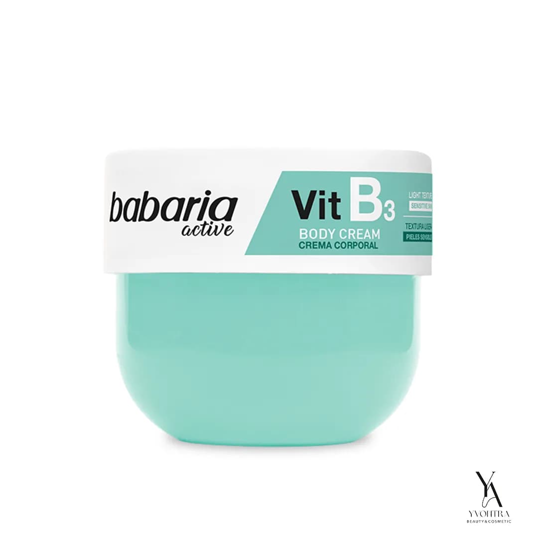 کرم ترمیم کننده بدن ویتامین B3 باباریا BABARIA حجم 400 میل — تصویر ۳