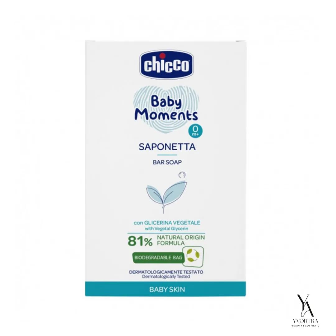 صابون بچه گیاهی چیکو CHICCO حاوی گلیسیرین وزن 100 گرم