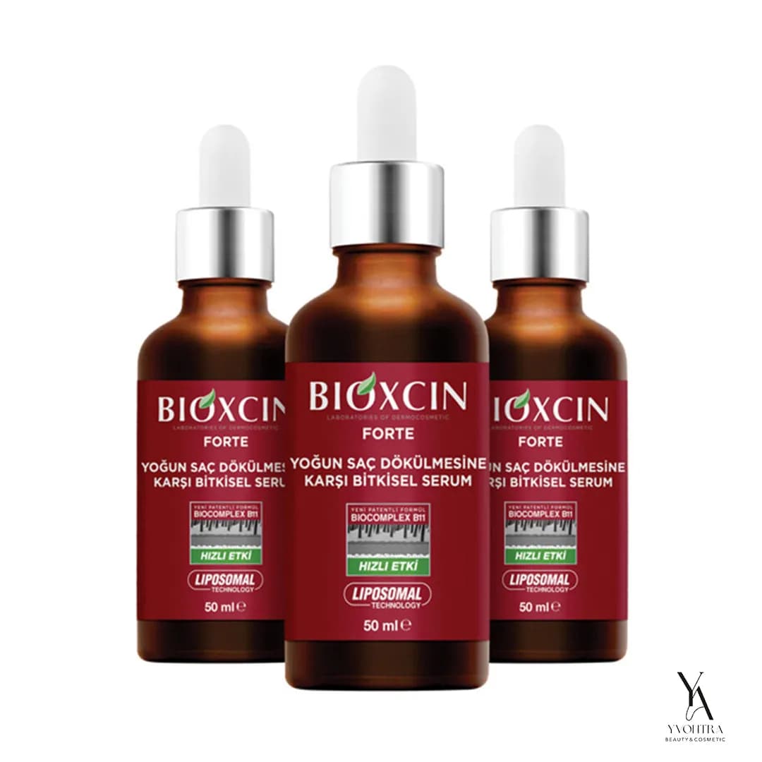 پک سرم ضد ریزش مو بیوکسین BIOXCIN مدل فورت سه عددی چک — تصویر ۳