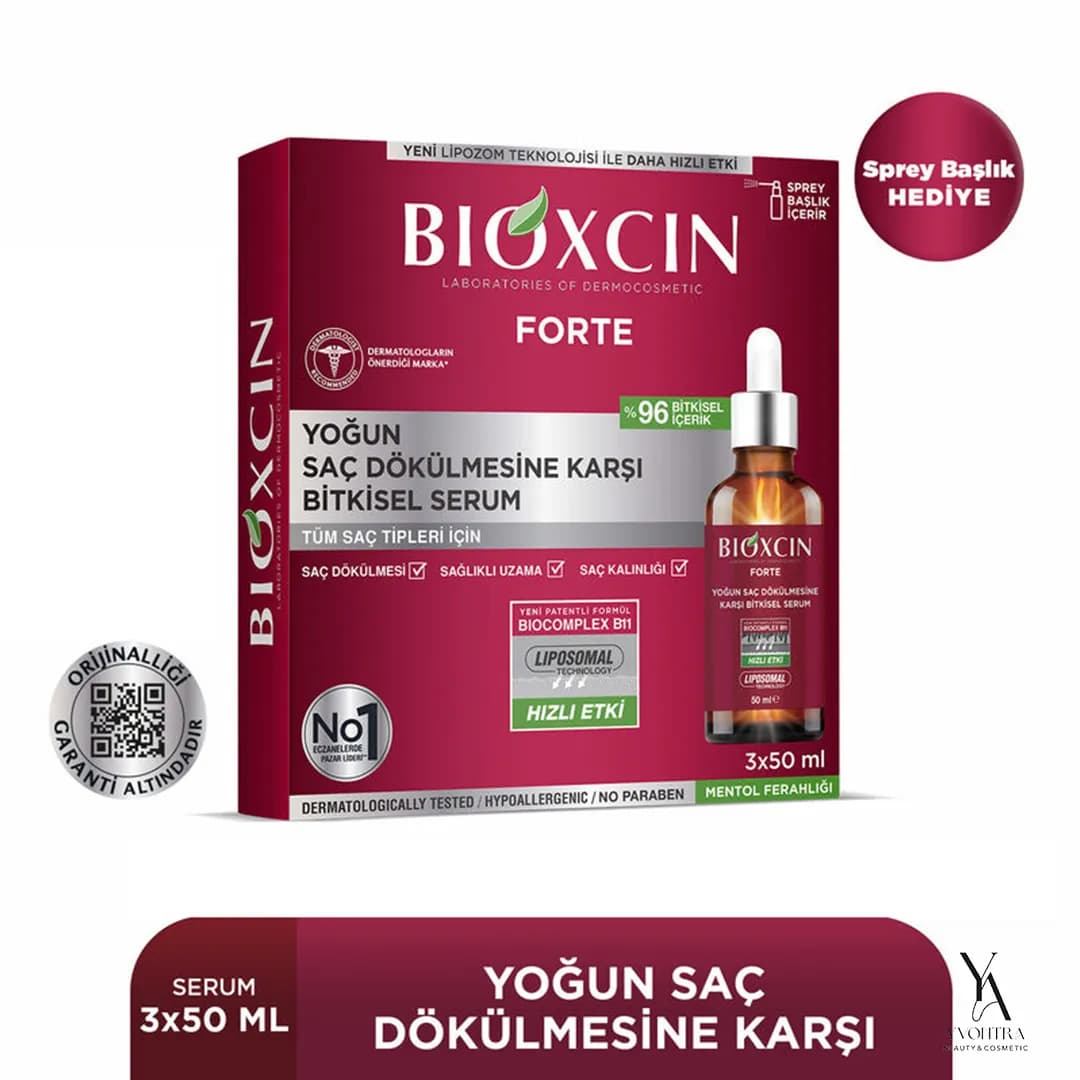 پک سرم ضد ریزش مو بیوکسین BIOXCIN مدل فورت سه عددی چک — تصویر ۶
