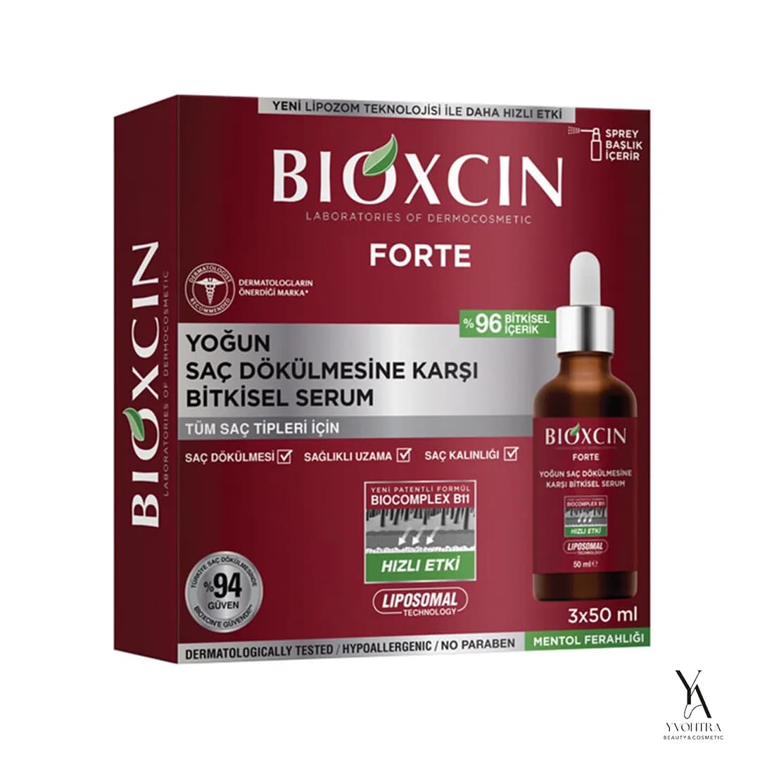 پک سرم ضد ریزش مو بیوکسین BIOXCIN مدل فورت سه عددی چک